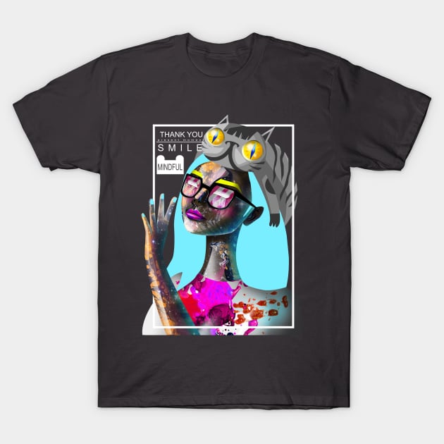 reyna ambrosya dela x abstract T-Shirt by chachazart